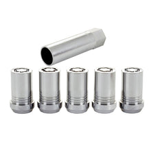 Load image into Gallery viewer, McGard Wheel Lock Nut Set - 5pk. (Cone Seat Tuner) M14X1.5 / 22mm Hex / 1.648in OAL - Chrome Lug Nuts McGard