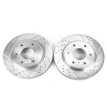 Load image into Gallery viewer, Power Stop 05-06 Infiniti QX56 Front Evolution Drilled & Slotted Rotors - Pair Brake Rotors - Slot & Drilled PowerStop
