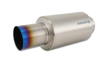Load image into Gallery viewer, Vibrant Titanium Muffler w/Straight Cut Burnt Tip 4in Inlet / 4in Outlet Muffler Vibrant