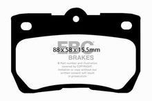 Load image into Gallery viewer, EBC 06-07 Lexus GS300 3.0 Yellowstuff Rear Brake Pads Brake Pads - Performance EBC