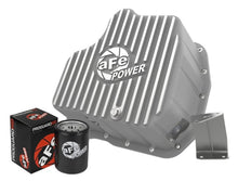 Load image into Gallery viewer, aFe Power 11-16 GM Diesel 2500HD / 3500HD V8-6.6L (TD) Street Series Engine Oil Pan Raw w/ Machined Diff Covers aFe