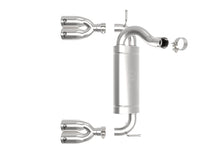 Load image into Gallery viewer, aFe Vulcan Series 2.5in 304 SS Axle-Back Exhaust Polished 07-18 Jeep Wrangler (JK) V6-3.6/3.8L Axle Back aFe