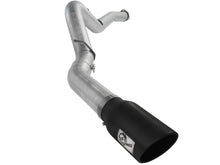 Load image into Gallery viewer, aFe Atlas Exhaust 5in DPF-Back Al Steel 07.5-10 GM Diesel Trucks V8-6.6L (td) LMM (Blk Tip) DPF Back aFe