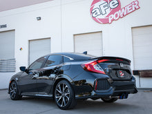 Load image into Gallery viewer, aFe Takeda 2.5in 304 SS Cat-Back Exhaust System w/ Blue Tips 17-20 Honda Civic Si Sedan I4 1.5L Catback aFe