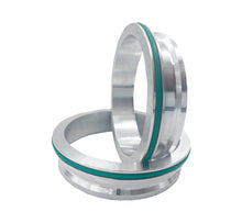 Load image into Gallery viewer, Granatelli Stainless Steel Dual Seal Clamp 4.0in Weld-On Ferrule Set Clamps Granatelli Motor Sports