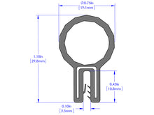 Load image into Gallery viewer, aFe MagnumFORCE Spare Parts Trim Seal Kit (1/16IN X 3/4IN) x 36IN L Air Intake Components aFe
