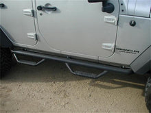 Load image into Gallery viewer, N-Fab Nerf Step 07-17 Jeep Wrangler JK 4 Door All - Tex. Black - W2W - 3in Side Steps N-Fab