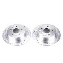 Load image into Gallery viewer, Power Stop 02-18 Nissan Altima Rear Evolution Drilled & Slotted Rotors - Pair Brake Rotors - Slot & Drilled PowerStop