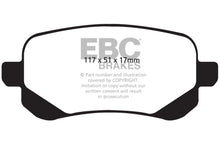 Load image into Gallery viewer, EBC 08-11 Chrysler Town & Country 3.3 Extra Duty Rear Brake Pads Brake Pads - Performance EBC