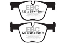Load image into Gallery viewer, EBC 12+ BMW 335 3.0 Turbo (F30) Yellowstuff Rear Brake Pads Brake Pads - Performance EBC