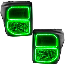 Load image into Gallery viewer, Oracle Ford F250/350 11-16 Halo Kit (Square Ring Design) - ColorSHIFT w/ BC1 Controller SEE WARRANTY Headlights ORACLE Lighting