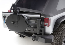 Load image into Gallery viewer, Rampage 07-18 Jeep Wrangler JK (Incl. Unlimited) Trail Guard Tire Carrier - Black Bumpers - Steel Rampage