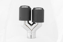 Load image into Gallery viewer, MBRP Universal Carbon Fiber Dual Tip 3.5in OD/2.5in Inlet Tips MBRP