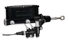 Load image into Gallery viewer, Wilwood HV Tandem M/C Kit w L/H Bracket & Prop Valve - 7/8in Bore Black-W/Push. - Early Mustang Brake Master Cylinder Wilwood