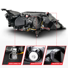 Load image into Gallery viewer, Anzo 14-20 Chevrolet Impala Square Projector LED Bar Headlights w/ Black Housing Headlights ANZO
