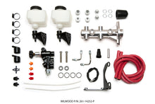 Load image into Gallery viewer, Wilwood Tandem Remote M/C Kit w L/H Brkt & Prop Valve - 1 1/8in Bore Ball Burnished Brake Master Cylinder Wilwood