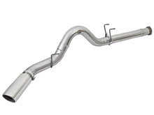 Load image into Gallery viewer, aFe ATLAS 5in DPF-Back Alum Steel Exhaust System w/Polished Tip 2017 Ford Diesel Trucks V8-6.7L (td) DPF Back aFe