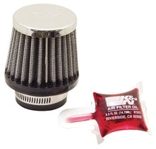 Load image into Gallery viewer, K&N Universal Chrome Filter 1 3/8 inch FLG / 2 1/2 inch Base / 2 inch Top / 2 1/4 inch Height Misc Powersports K&N Engineering