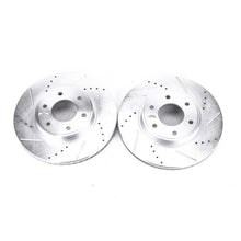 Load image into Gallery viewer, Power Stop 06-09 Chevrolet Trailblazer Front Evolution Drilled & Slotted Rotors - Pair Brake Rotors - Slot & Drilled PowerStop