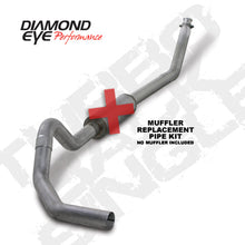 Load image into Gallery viewer, Diamond Eye KIT 4in TB MFLR RPLCMENT PIPE SGL AL: 98.5 - 02 DODGE CUMMINS 5.9L Turbo Back Diamond Eye Performance