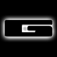 Load image into Gallery viewer, ORACLE Lighting Universal Illuminated LED Letter Badges - Matte Blk Surface Finish - G SEE WARRANTY Light Accessories and Wiring ORACLE Lighting