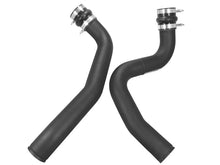 Load image into Gallery viewer, aFe Bladerunner Intercoolers I/C Tube 3in Hot/Cold Ford F-250/F-350 99-03 V8-7.3L - Black Intercoolers aFe