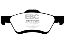 Load image into Gallery viewer, EBC 08-09 Ford Escape 2.3 Greenstuff Front Brake Pads Brake Pads - Performance EBC