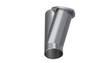 Load image into Gallery viewer, QTP 3.5in Weld-On QTEC Exhaust Cutout Y-Pipe Y Pipes QTP