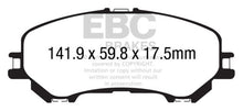 Load image into Gallery viewer, EBC 14+ Nissan Rogue 2.5 2 row seating Yellowstuff Front Brake Pads Brake Pads - Performance EBC