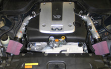 Load image into Gallery viewer, K&N 07-08 G35 Dual Silver Typhoon Short Ram Intakes Cold Air Intakes K&N Engineering