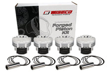Load image into Gallery viewer, Wiseco Mitsubishi 4G63 2.0L Gen 2 w/ 156mm Long Rod 87mm Bore +.080 Oversize -4 Dome Dish Piston Set Piston Sets - Forged - 4cyl Wiseco