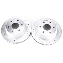 Load image into Gallery viewer, Power Stop 02-06 Cadillac Escalade Rear Evolution Drilled & Slotted Rotors - Pair Brake Rotors - Slot & Drilled PowerStop