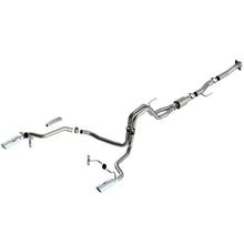 Load image into Gallery viewer, Borla F-150 2021 5.0L 2dr RC SB (122.8 WB) XL/XLT 3/2.25 SRE Cat-Back ATAK Chrome Tips Catback Borla