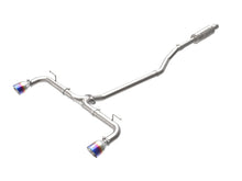 Load image into Gallery viewer, aFe Takeda 2-1/2in 304 SS Cat-Back Exhaust w/ Blue Flame Tips 14-18 Mazda 3 L4 2.0L/2.5L Catback aFe