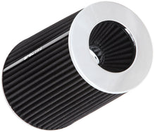 Load image into Gallery viewer, Spectre Adjustable Conical Air Filter 9-1/2in. Tall (Fits 3in. / 3-1/2in. / 4in. Tubes) - Black Air Filters - Universal Fit Spectre