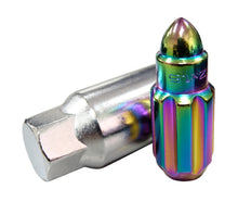 Load image into Gallery viewer, NRG 500 Series M12 X 1.5 Bullet Shape Steel Lug Nut Set - 21 Pc w/Lock Key - Neochrome Lug Nuts NRG