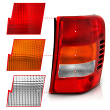 Load image into Gallery viewer, ANZO 1999-2004 Jeep Grand Cherokee Taillight Red/Clear Lens (OE Replacement) Tail Lights ANZO