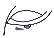 Load image into Gallery viewer, J&L 16-24 Nissan Titan 5.6L Passenger Side Oil Separator 3.0 - Black Anodized Oil Separators J&L