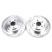 Load image into Gallery viewer, Power Stop 06-07 Subaru Impreza Rear Evolution Drilled & Slotted Rotors - Pair Brake Rotors - Slot & Drilled PowerStop