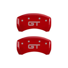 Load image into Gallery viewer, MGP Rear set 2 Caliper Covers Engraved Rear S197/GT Red finish silver ch Caliper Covers MGP
