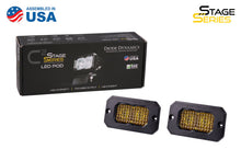 Load image into Gallery viewer, Diode Dynamics Stage Series 2 In LED Pod Sport - Yellow Flood Flush ABL (Pair) Light Accessories and Wiring Diode Dynamics