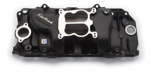 Load image into Gallery viewer, Edelbrock Intake Manifold Perf BBC 2-0 Black Intake Manifolds Edelbrock