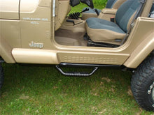 Load image into Gallery viewer, N-Fab Nerf Step 97-06 Jeep Wrangler TJ/BJ 2 Door All - Gloss Black - W2W - SRW - 3in Side Steps N-Fab