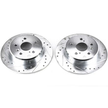 Load image into Gallery viewer, Power Stop 99-03 Lexus RX300 Rear Evolution Drilled & Slotted Rotors - Pair Brake Rotors - Slot & Drilled PowerStop