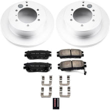 Load image into Gallery viewer, Power Stop 91-00 Mitsubishi Montero Rear Z17 Evolution Geomet Coated Brake Kit Brake Kits - Performance Blank PowerStop