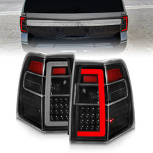 Load image into Gallery viewer, ANZO 07-17 Ford Expedition LED Taillights w/ Light Bar Black Housing Clear Lens Tail Lights ANZO