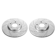 Load image into Gallery viewer, Power Stop 06-11 Hyundai Azera Front Evolution Drilled & Slotted Rotors - Pair Brake Rotors - Slot & Drilled PowerStop
