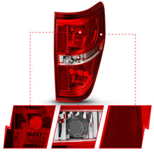 Load image into Gallery viewer, ANZO 2009-2014 Ford F-150 Euro Taillight Red/Clear (W/O Bulb) Tail Lights ANZO