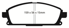Load image into Gallery viewer, EBC 01 Infiniti Q45 4.1 Ultimax2 Front Brake Pads Brake Pads - OE EBC