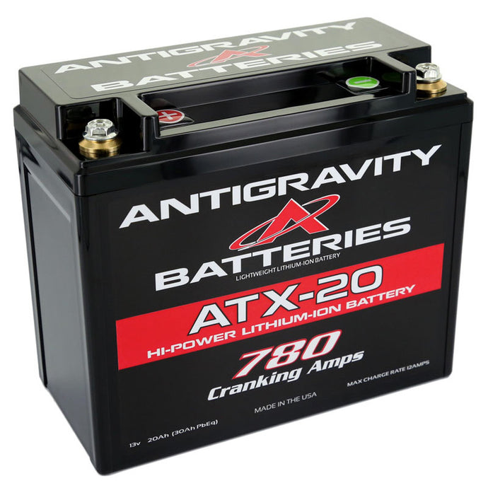 Antigravity XPS YTX20 Lithium Battery - Left Side Negative Terminal Batteries Antigravity Batteries   
